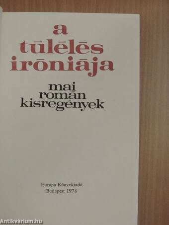 A túlélés iróniája