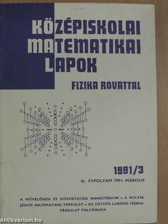 Középiskolai matematikai lapok 1991. március