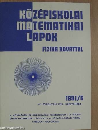 Középiskolai matematikai lapok 1991. szeptember