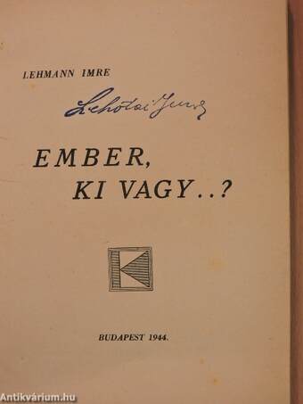 Ember, ki vagy...?