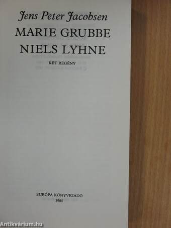 Marie Grubbe/Niels Lyhne