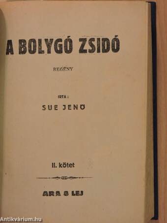 A bolygó zsidó I-V.