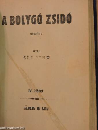 A bolygó zsidó I-V.