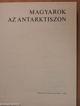 Magyarok az Antarktiszon