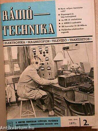 Rádiótechnika 1971-1972. január-december