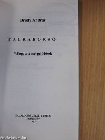 Falraborsó