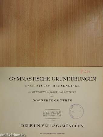 Gymnastische grundübungen nach system Mensendieck