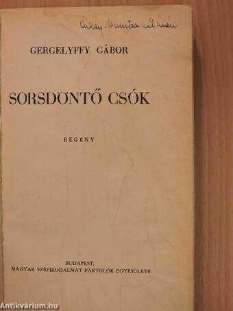 Sorsdöntő csók