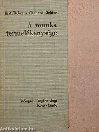 A munka termelékenysége