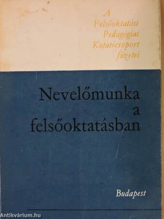 Nevelőmunka a felsőoktatásban