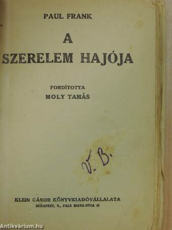 A szerelem hajója