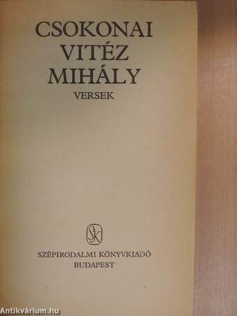 Csokonai Vitéz Mihály munkái 1-2.