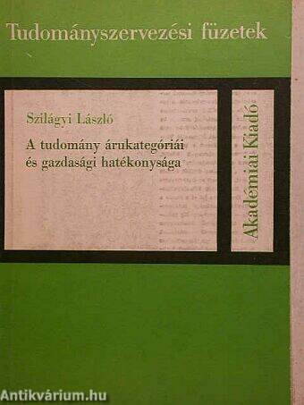 A tudomány árukategóriái és gazdasági hatékonysága