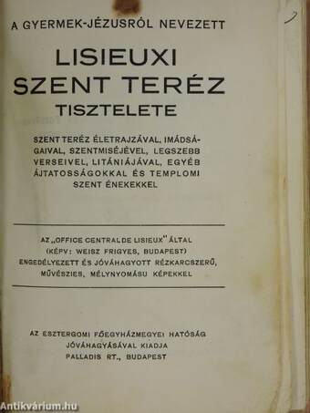 A gyermek-Jézusról nevezett Lisieuxi Szent Teréz tisztelete