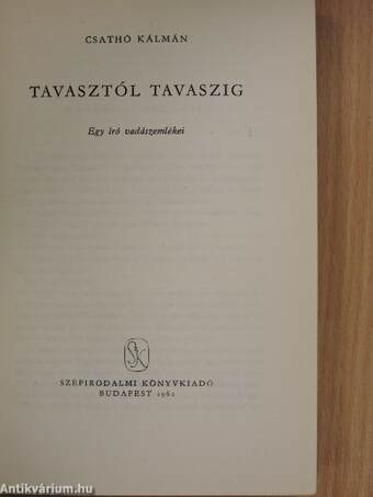 Tavasztól tavaszig