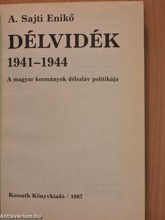 Délvidék 1941-1944