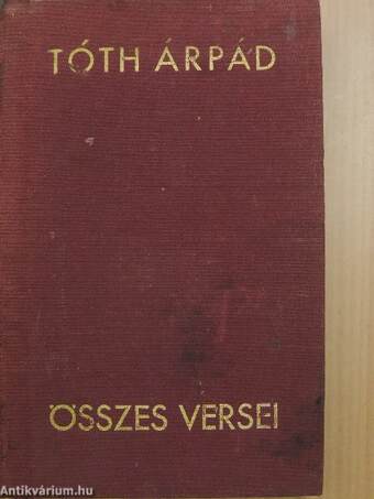 Tóth Árpád összes versei