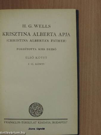 Krisztina Alberta apja I-II.