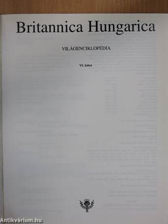 Britannica Hungarica Világenciklopédia 6.