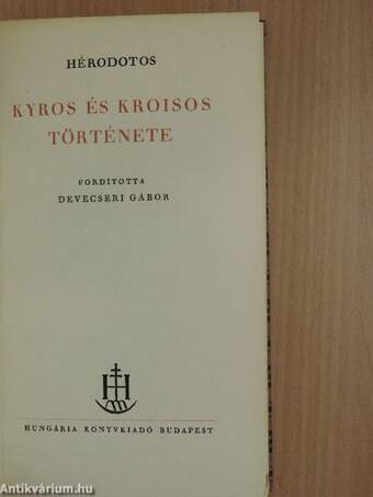 Kyros és Kroisos története