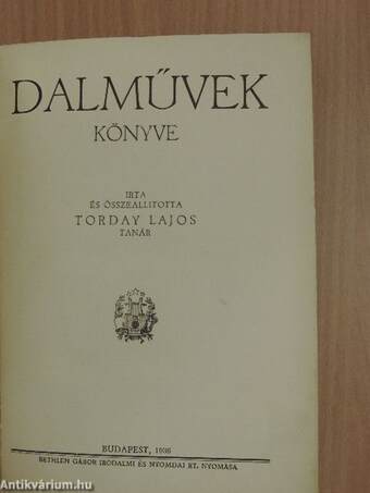 Dalművek könyve