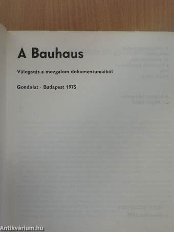 A Bauhaus