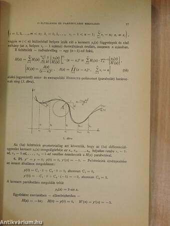 Műszaki matematikai gyakorlatok B. VII./2.