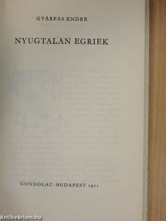 Nyugtalan egriek