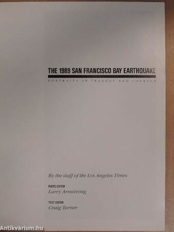 The 1989 San Francisco Bay Earthquake