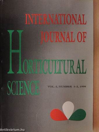 International Journal of Horticultural Science 1999/1-2.