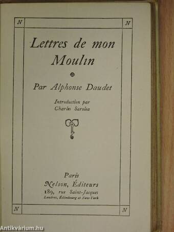 Lettres de mon Moulin