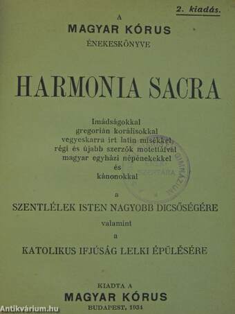 Harmonia Sacra