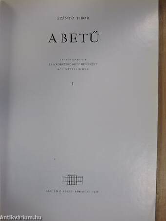 A betű I-II.