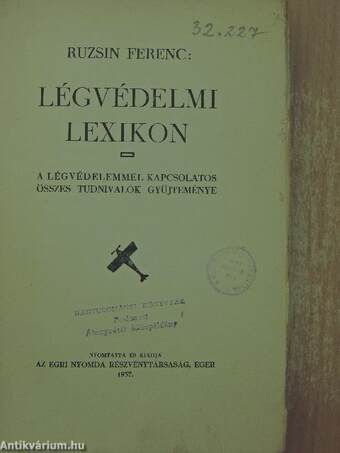 Légvédelmi lexikon