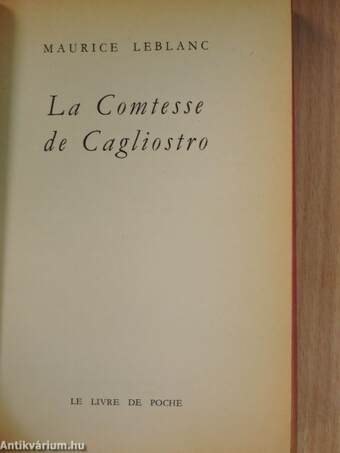 La Comtesse de Cagliostro