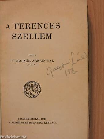 A ferences szellem