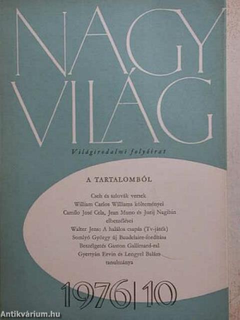 Nagyvilág 1976. október