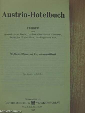 Austria-Hotelbuch