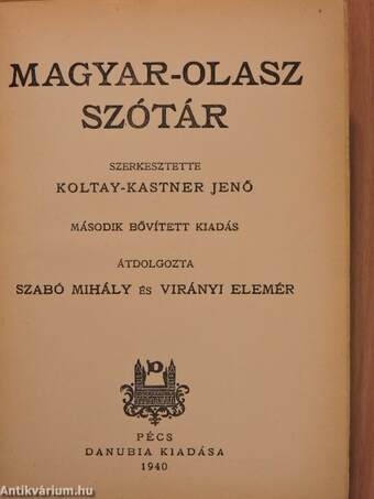 Magyar-olasz szótár