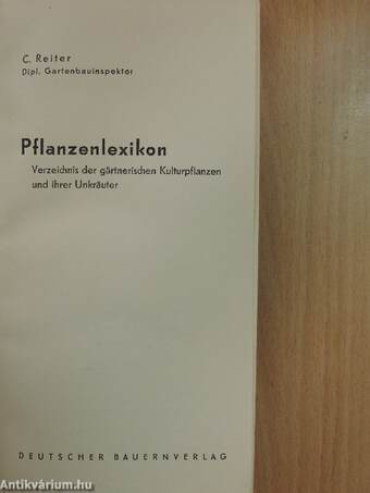 Pflanzenlexikon