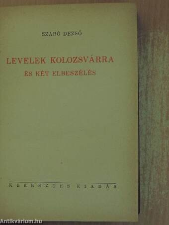 Levelek Kolozsvárra