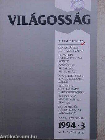 Világosság 1994. március