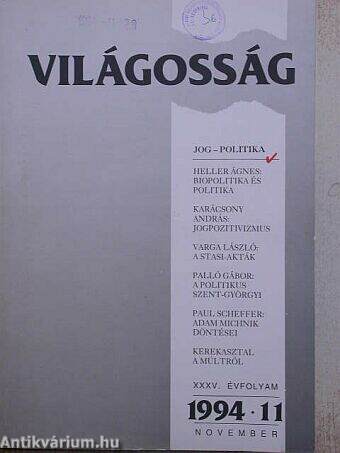 Világosság 1994. november