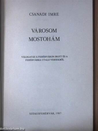 Városom - Mostohám