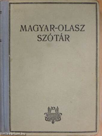 Magyar-olasz szótár