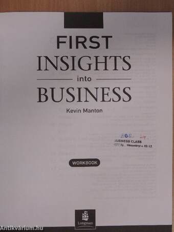 First Insights into Business - Workbook