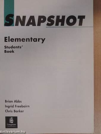 Snapshot - Elementary - Student's Book