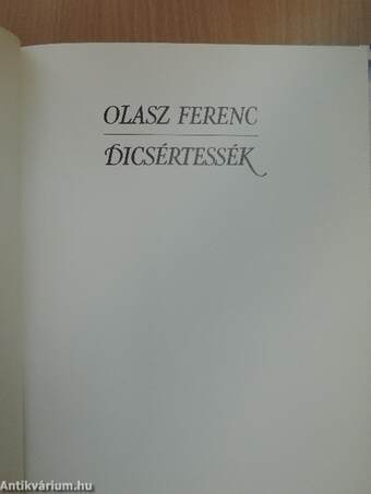 Dicsértessék