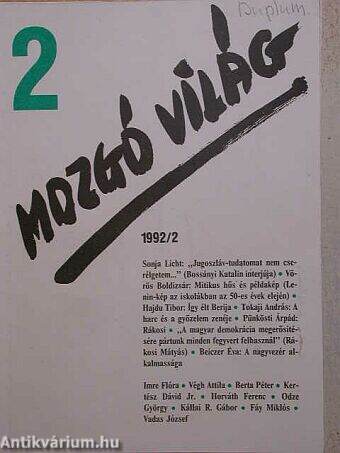 Mozgó Világ 1992. február