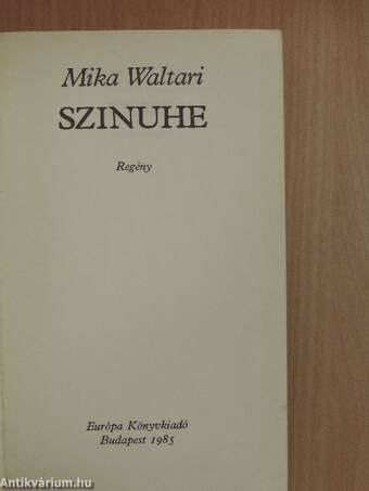 Szinuhe